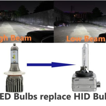 HID headlight Bulbs VS LED Headlight Bulbs