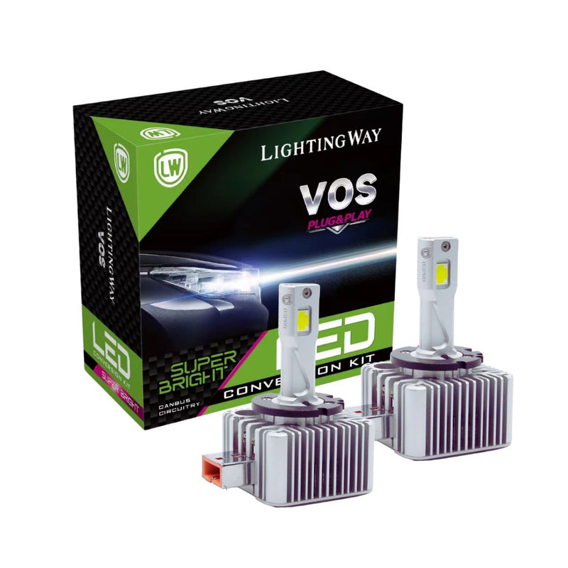 D3r D3S OEM replacement LED high beam & low beam Headlight kit - Plug and play -LIghtingWay