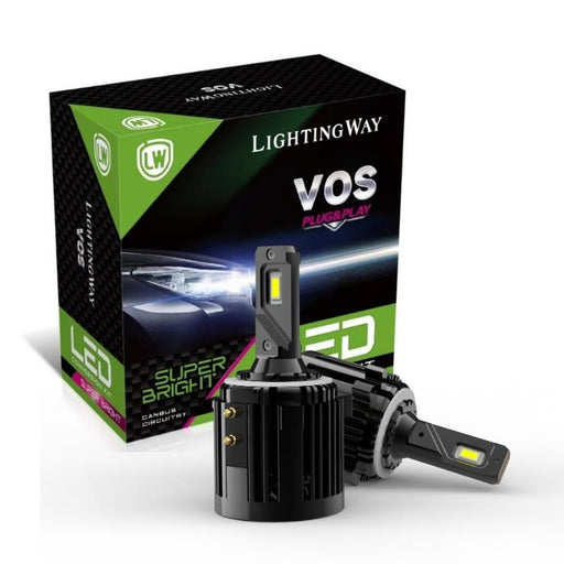 H7 LED Bulb w/Retainer Adapter Fit for Volkswagen Golf Passat GTI Tiguan Mercedes-Benz Metris | 2 Bulbs