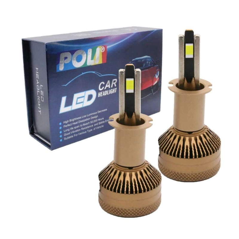 H3 led headlight 55W high power 10000lm-Lightingway