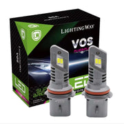 9007 led headlights for high beam and low beam 35W 6000k plug and play model- lightingway