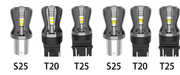 Car led light  16pcs 2835smd  s25 t25 t20 Red,white,Amber auto led bulb - LightingWay