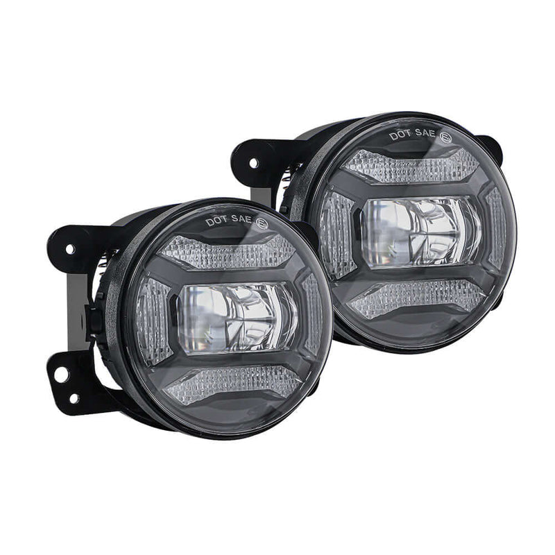 one pair 4 inch LED Fog light - Jeep Wrangle JK 2007~ 2017