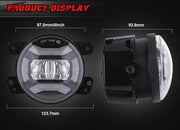 4 inch LED Fog light - Jeep Wrangle JK 2007~ 2017