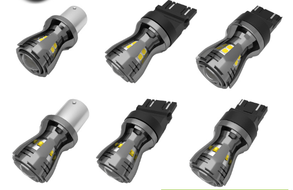 Car led light  16pcs 2835smd  s25 t25 t20 Red,white,Amber auto led bulb - LightingWay