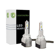 Low Beam - 899 LED Headlight Kit - 6000K 8000LM With Philips  ZES Chips - LightingWay