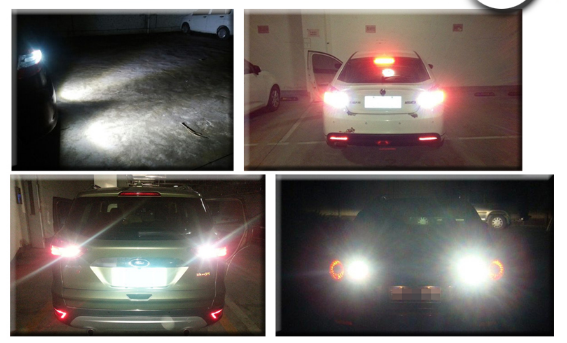 Car led light  16pcs 2835smd  s25 t25 t20 Red,white,Amber auto led bulb - LightingWay