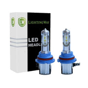 LIFETIME WARRANTY - LED Headlight Conversion Kits 6000K 8000LM With Philips ZES Chips - LightingWay