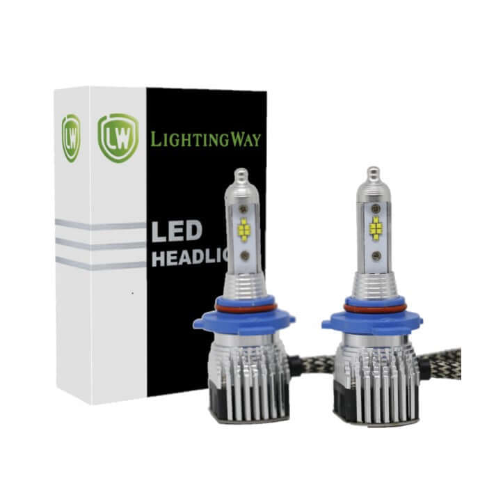 9012 led headlight kit with projector design brightest White color - LightingWay