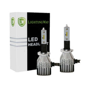 High Beam - H1 LED Headlight Kit - 6000K 8000LM With Philips  ZES Chips - LightingWay