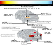 2PCS -LW1109 T10 W2.1x9.5D Wedge with 1LED 5050 SMD Interior bulb, stop light/license plate light/side turn signals bulbs 12V - lightingway