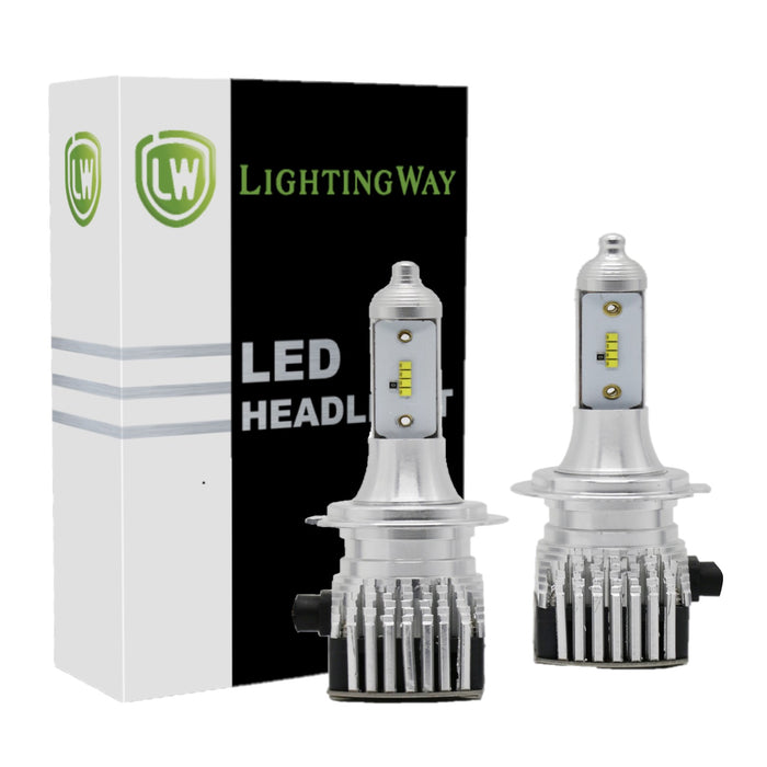 Fog Light - H7 LED Headlight Kit - 6000K 8000LM with Philips ZES Chips - LightingWay