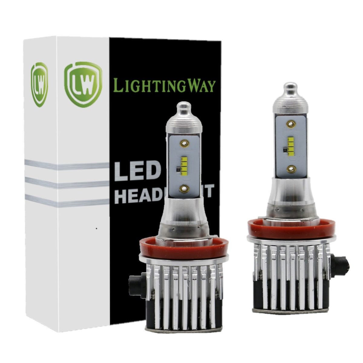 LED H9 6 LEDS HAUTE PUISSANCE BLANC - AUTOLED ®
