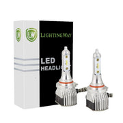 Fog Light - 9055 LED Headlight Kit - 6000K 8000LM with Philips ZES Chips - LightingWay