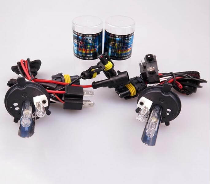 Headlamp HID xenon bulb H4-2 with halogen bulb - LightingWay